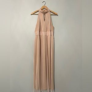 Blush pink formal dress